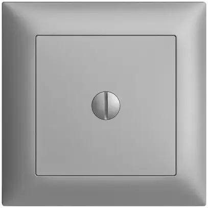Plaque d'obturation EDIZIOdue silver 