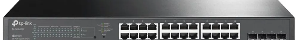 Switch TP-Link Omada SG2428P 24×RJ45 GbE 4×SFP GbE 24×PoE+ managebar 