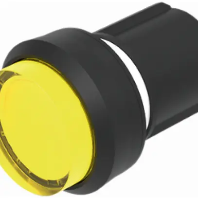 Allogiamento p.pulsante luminoso EAO45 alto giallo Ø22.3mm IP67/IP69K anello ne 