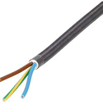 Cavo tessile MH WIRE poliestere rame grezzo cl.5 3×1mm² antracite 