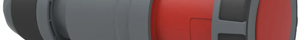 Prise mobile CEE Bals INNOLINQ-Design 5P 63A 400V rouge 6h IP67 contact pilote 