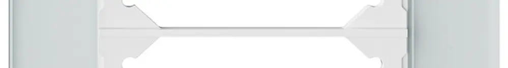 Telaio di copertura INC EDIZIO.liv prestige SNAPFIX® 2×1/1×2 154×94mm sp 