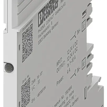 Interruttore di protezione PX CAPAROC E1 12-24DC/1-10A 