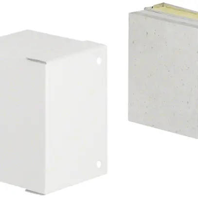 Embout de fermeture tehalit FWK 3E E30 50×60mm, blanc traffic 