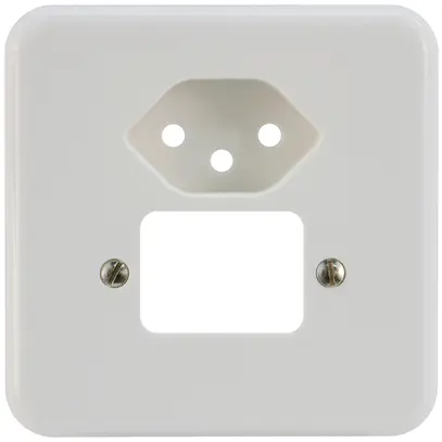 Piastra di copertura INC Electro-Mica combinazione T13 bianco 