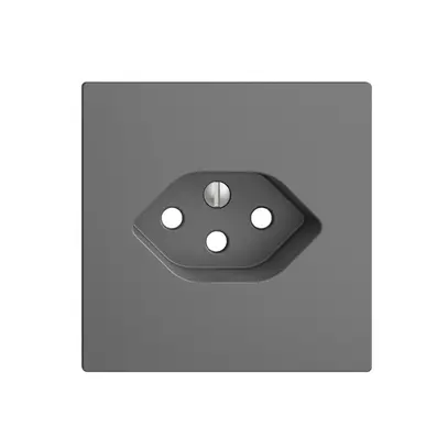 Placca frontale EDIZIOdue T13 grigio scuro 