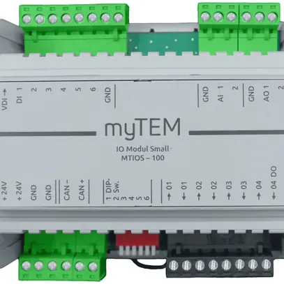 I/O-Modulo AMD myTEM MTIOS-100 24VDC 2×A/DI 6×DI 2×AO 4×DO CAN 