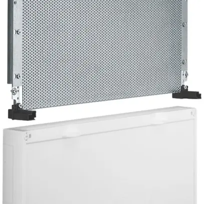 Kit Hager univers N 300×500mm avec plaque de montage perforée VDI 
