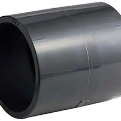 Manicotto Georg Fischer FSK-PE Ø63mm a innesto PVC resistente ai raggi UV grigio 
