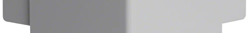 Angolo esterno Hager tehalit.LF 30×30mm grigio IP30 