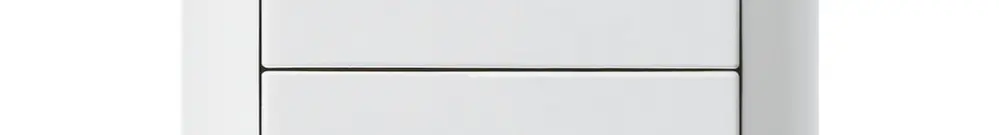 Kit frontal kallysto 60×60 blanc pour interrupteur/contact pour stores double 