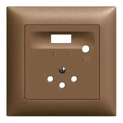 Kit frontal EDIZIOdue coffee 88×88mm T12 FI 