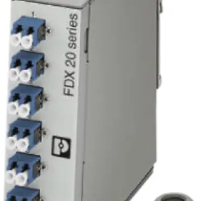 Coffret d'épissure AMD Phoenix Contact FDX 20, pour 6× LC-Duplex (OS2), complet 