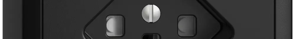 Prise AP EDIZIOdue T23 FI 30mA shutter, noir 