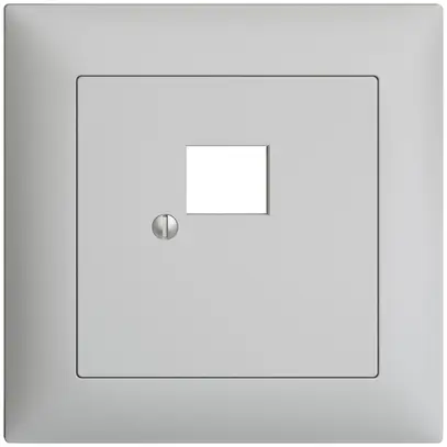 Kit frontale INC EDIZIOdue grigio chiaro 88×88mm 1×RJ45 