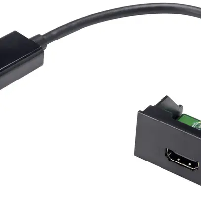 Modulo HDMI Cecoflex per sistema di montaggio AV, 4K/60Hz f/f, cavo, nero 