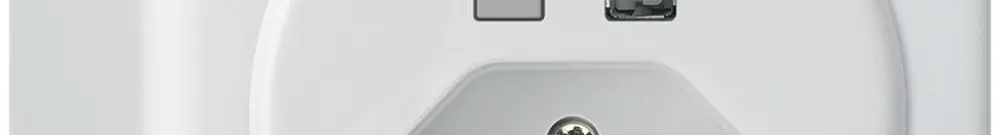 AP-USB-Ladesteckdose basico 18W PD 1×Typ A 1×Typ C Typ 13 mit AP-Gehäuse weiss 