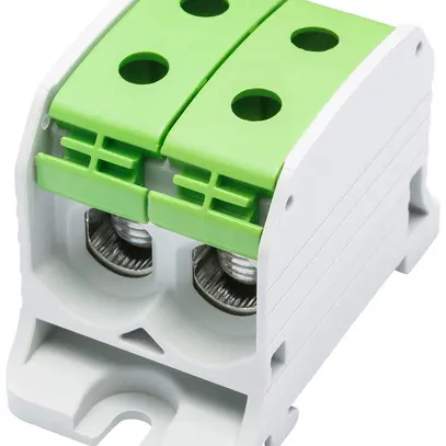 Bloc de distribution Bals RKA 50 1P 150A 2×entrée 2×sortie 4…50mm² vert 