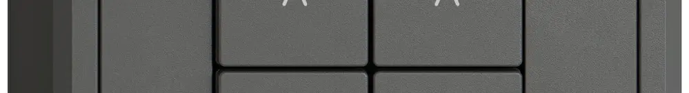 AP-Storenschalter EDIZIO.liv Wiser SNAPFIX® 2 Kanal 4 Tasten dgu 