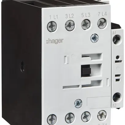 Contattore di potenza Hager 4P+1 Ch 32A da AC-1 tensione di bobina 230VAC 