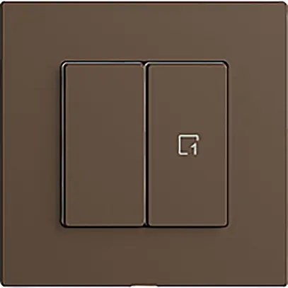 Interruttore 1K/2T scena WLAN Edue Wiser coffee 