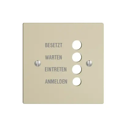 Placca frontale EDIZIOdue vanille tedesco 