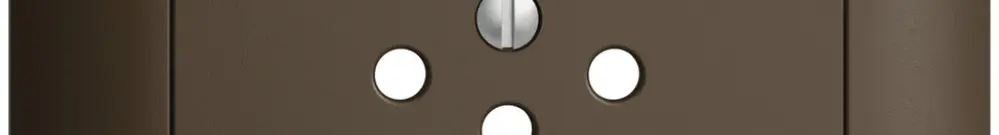 UP-Frontset EDIZIOdue coffee 88×88mm 1×T12 