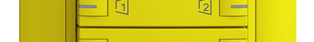 Kit frontal ENC EDIZIOdue zepAIR ON/OFF 2C S1/S2 avec LED lemon 