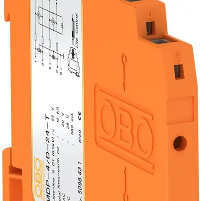Barrière éclair Bettermann 4 pôles 24V 