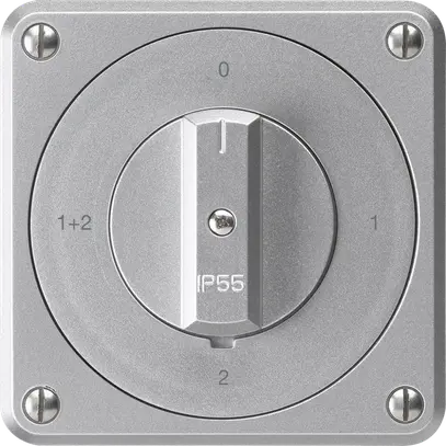 Interruttore rotativo INC robusto IP55 S1/1P alluminio per combinazione 