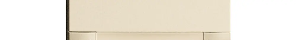 Touche 1/2 KNX/électronique s.LED+ papier EDIZIOdue commande 2×1 crema 