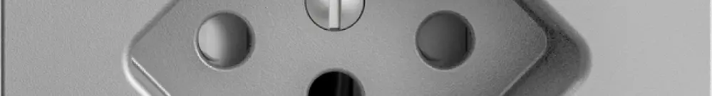 UP-Steckdose EDIZIOdue T13 FI 30mA F, shutter, silver 