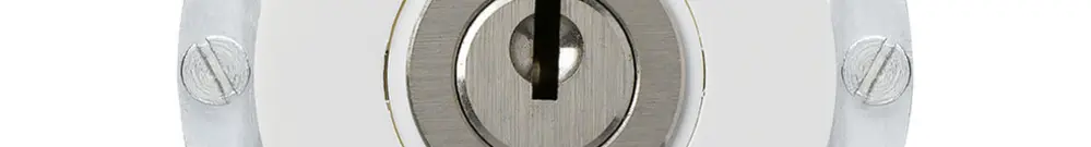 Inserto per contatto rotativo a chiave basico 1L invertitore KABA 8 2-0-1 bianco 