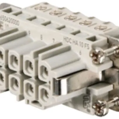 Inserto femmina Weidmüller HDC HA 250V 16A 10L a vite grd.2 