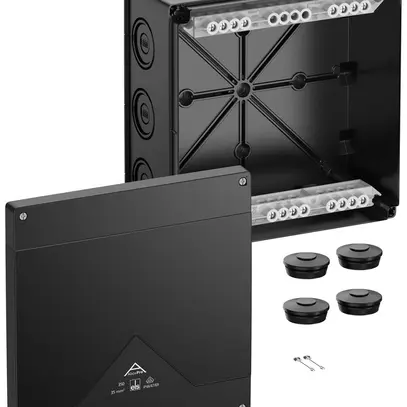Scatola di derivazione AP Spelsberg Abox Pro 350-35²/sw 252×252×120mm IP69 ne 