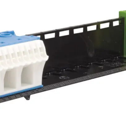 Morsetto di connessione Hager volta N/PE 2×11/3 