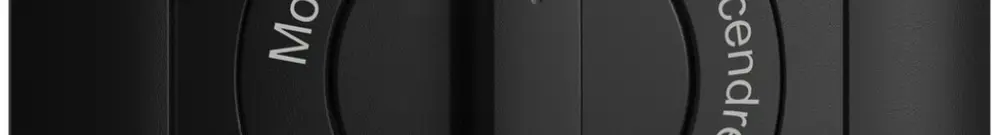 Kit frontale Monter->I<- Descendre EDIZIOdue 88×88mm nero 