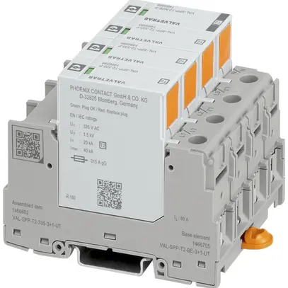 Scaricatore di sovratensione PX VAL-SPP-T2-335-3+1-UT TN-S 4L 240V 315A 80A 4UM 