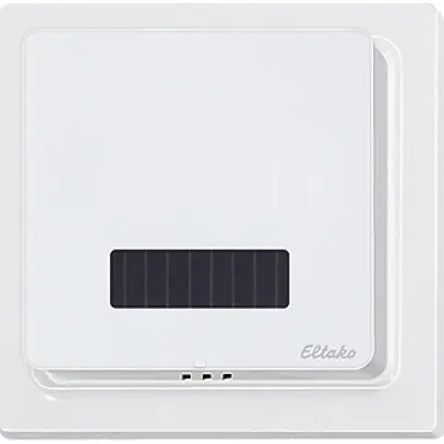 Sensore di temperatura RF AP Eltako FTF65S/12VDC, solare, bianco lucido 