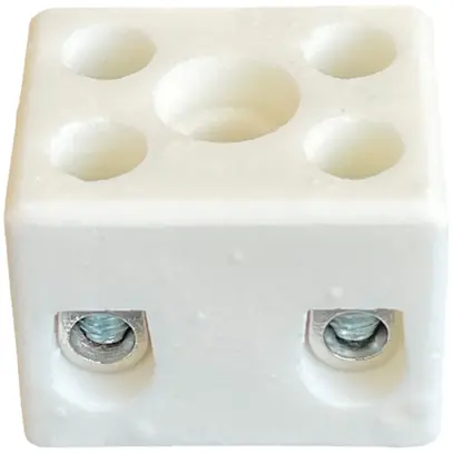 Schraub-/Steckklemmenleiste Elektrogros 2P 1…4mm² 4A 450V weiss 