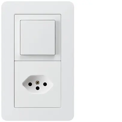 Combinaison ENC kallysto.trend grd.I-I verticale poussoir+type 13 blanc 