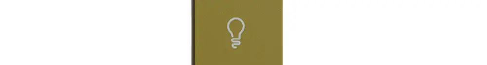 UP-Taste 1/2 horiz. Edue Wiser Symbol Licht olive 