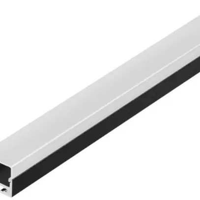 Profilé SLV GLENOS Profi 2020, 1m avec cache blanc, noir 