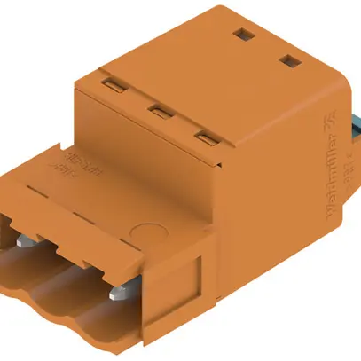 Connecteur mâle WM Signal SLF 5.08/03/180B SN OR BX SO 3L 180° 5.08mm or 