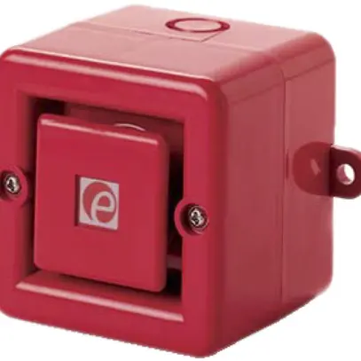 Avertisseur électronique A100 32 sons 100dB rouge IP66 