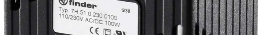 Schrankheizgerät Finder 100W ohne Gebläse 4A 230VAC 