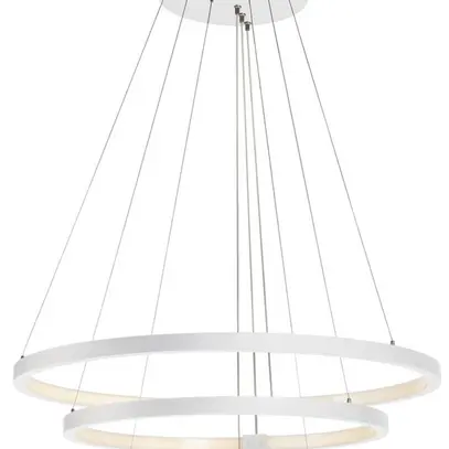 Luminaire suspendu LED SLV ONE TRIPLE DALI 65W 4200lm 3000/4000K Ø800×30mm blanc 