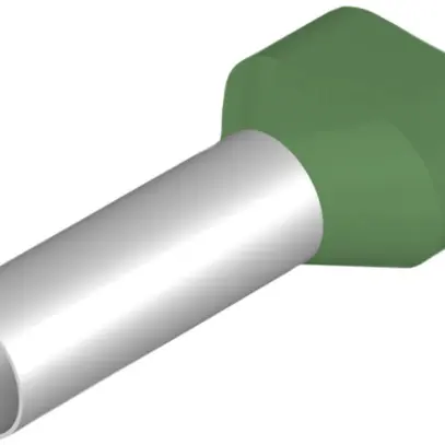 Embout de câble jumelé Weidmüller H isolé 2×16mm² 25mm vert en vrac 
