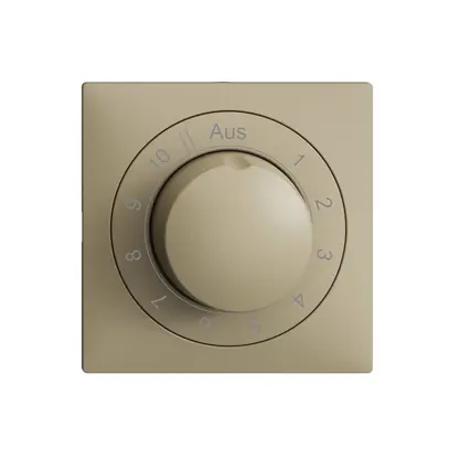 Frontset EDIZIOdue sand 60×60mm für Drehzahlsteller 