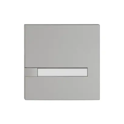 Poussoir 1/1 EDIZIO.liv SNAPFIX® p.KNX&UNI s.LED a.étiquette comm.1touch.grc 